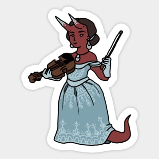 Tiefling Bard Sticker